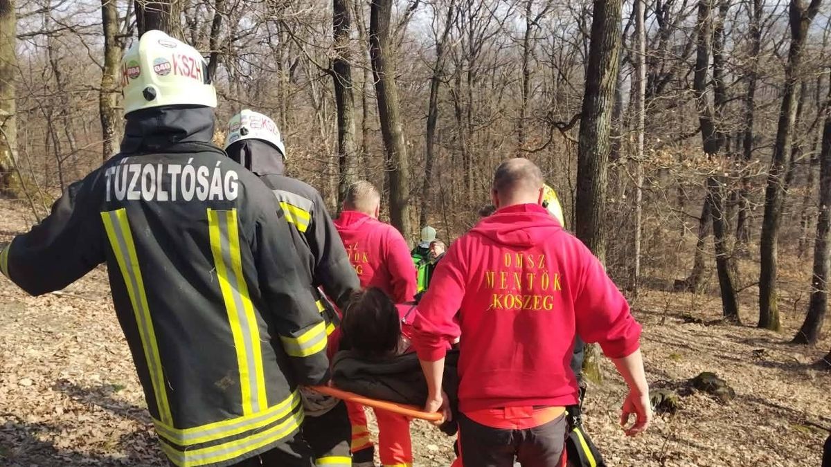 Komoly mentőakció indult egy nőért, akinek a Kalapos-köveknél esett baja + fotó
