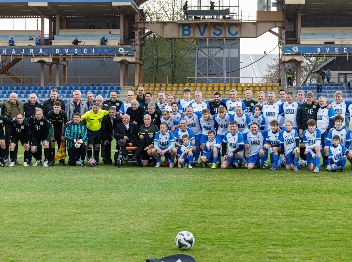 A BVSC és a Fradi gálameccsén Egervári Sándor is tiszteletét tette