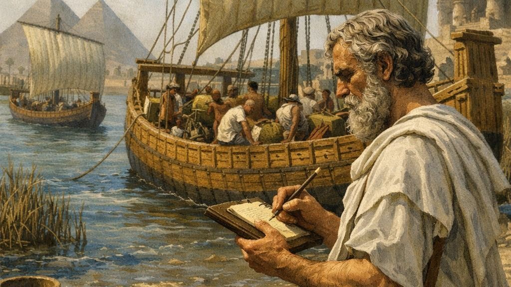 Hérodotosz munka közben