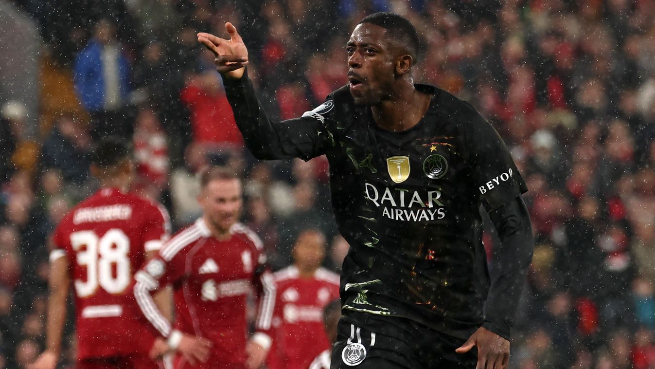 A PSG Ousmane Dembélé góljaival a visszavágót is megnyerte a Liverpool ellen