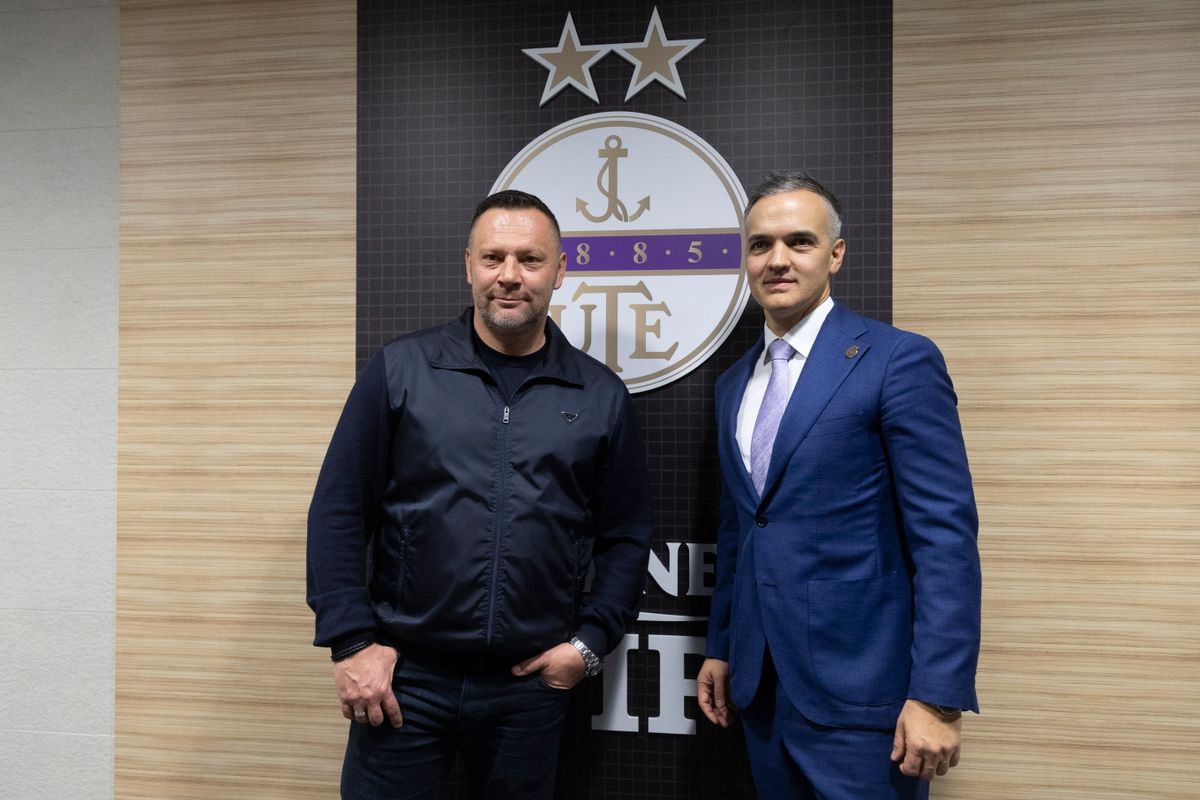 Dárdai Pál, az Újpest FC sportigazgatója és Ratatics Péter klubelnök, aki megerősítette, az új stadion terveit nem befolyásolja a kormányváltás