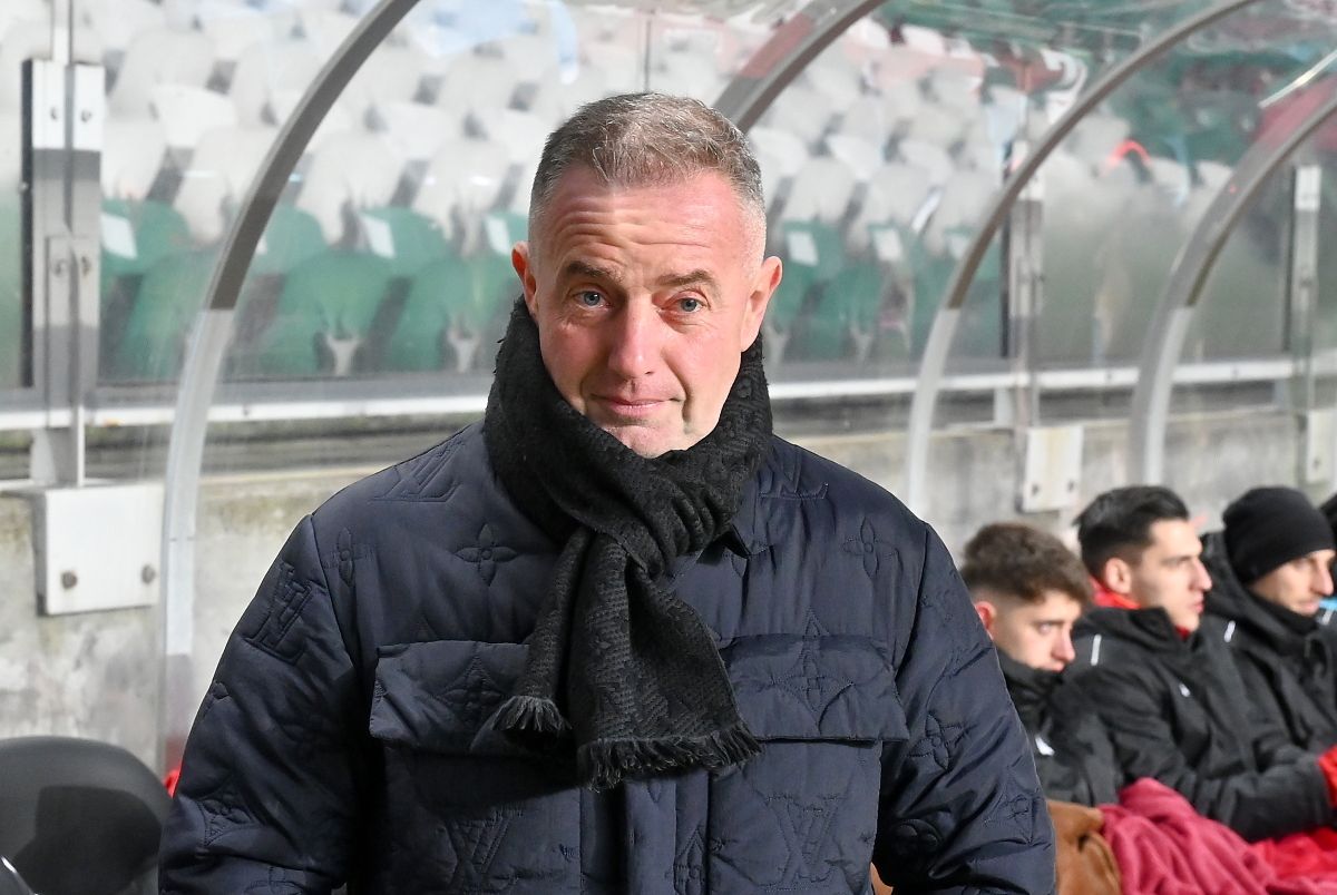 Győr, 2026. február 15.
Révész Attila, a Kisvárda vezetőedzője  a labdarúgó Fizz Liga 22. fordulójában játszott ETO FC - Kisvárda Master Good mérkőzésen a győri ETO Stadionban 2026. február 15-én.
MTI/Krizsán Csaba