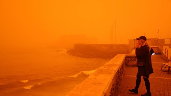 GREECE-WEATHER/DUST