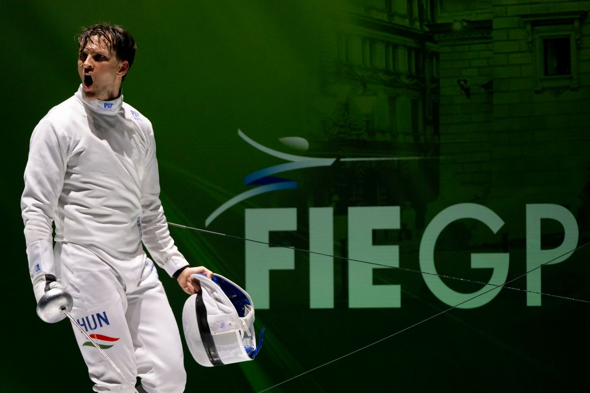 Nagy Dávid remek vívással nyerte a budapesti WestEnd párbajtőr Grand Prix férfi versenyét