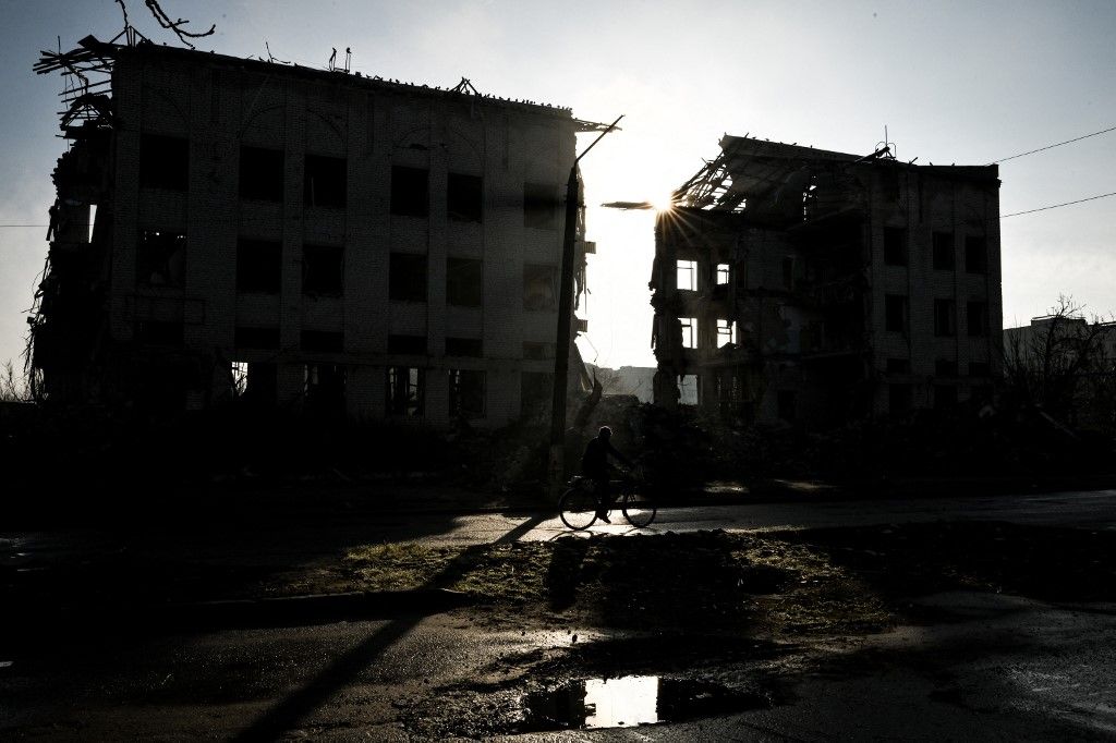 Sahed típusú drónokkal támadták Kárpátalja területét szerdán (Illusztráció, forrás: NurPhoto via AFP)