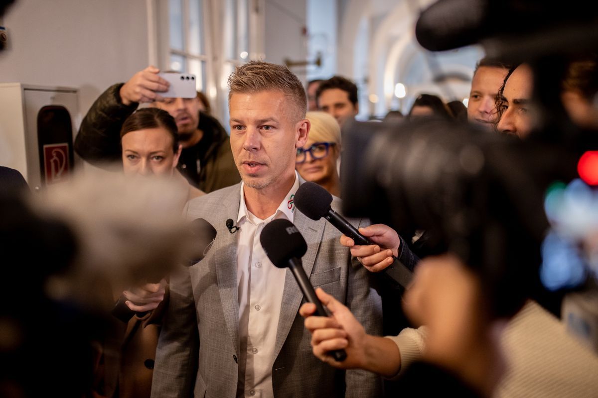 Magyar Péter szakít a hagyományokkal (Fotó: Csudai Sándor)