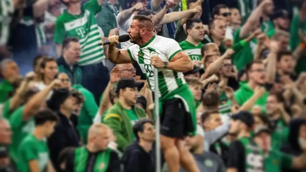 Hamberger Ádám, a Green Monsters, a Fradi egyik szurkolói csoportjának a vezetője