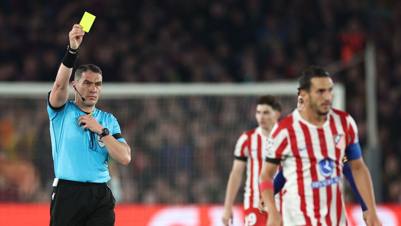 Kovács Istvánnak (balra) nem sikerült a háttérbe húzódnia, főszereplő lett belőle a Barcelona–Atlético Madrid BL-negyeddöntőn 