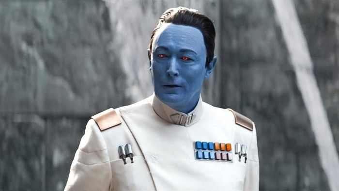 Thrawn admirális a Star Wars: Ahsoka című sorozatban kelt életre először a képernyőn. Forrás: Lucasfilm