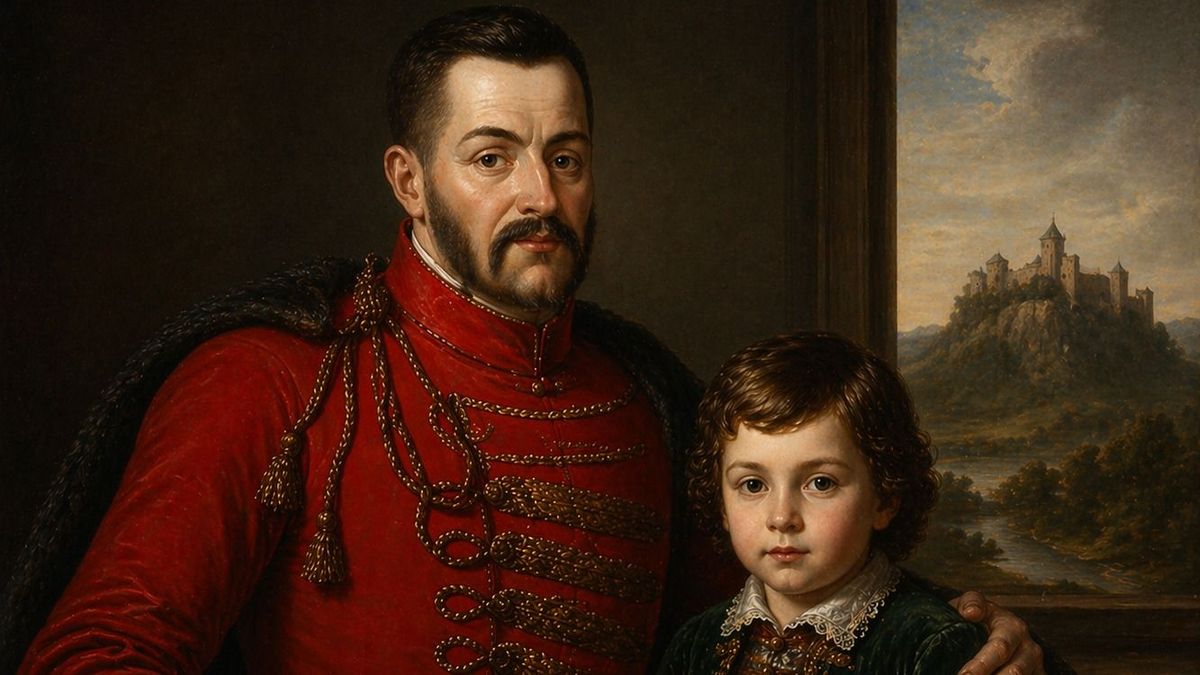 I. Rákóczi Ferenc fiával