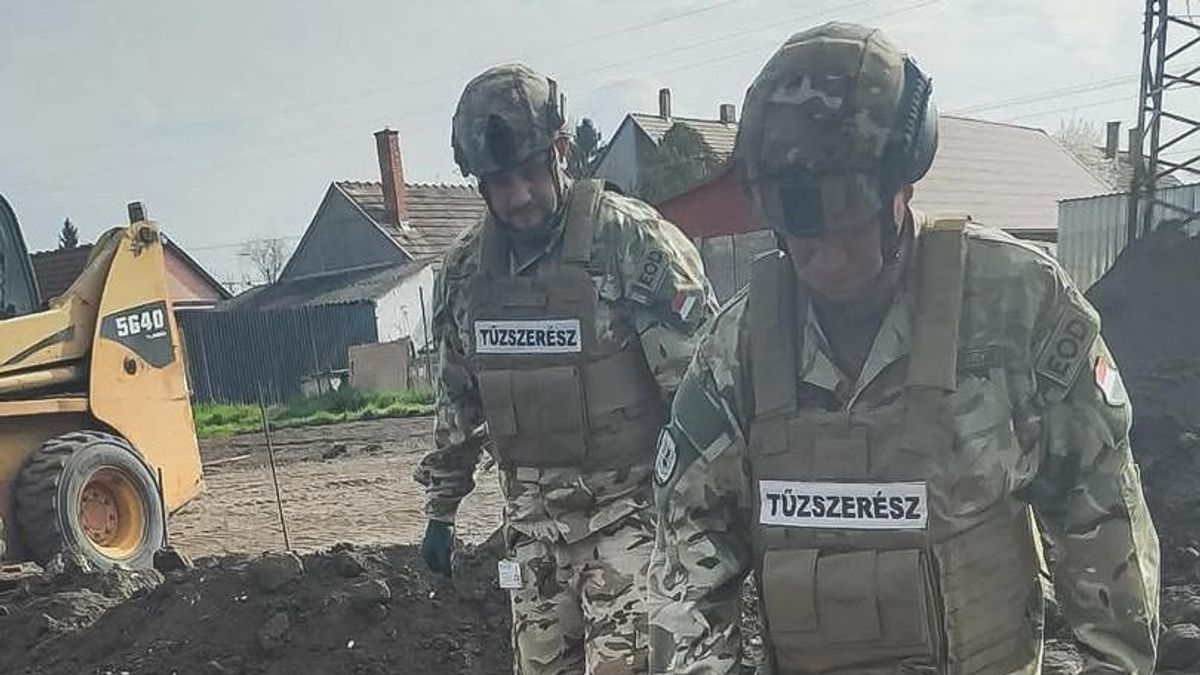 Második világháborús repeszlőszerek kerültek elő egy lepsényi építkezésen