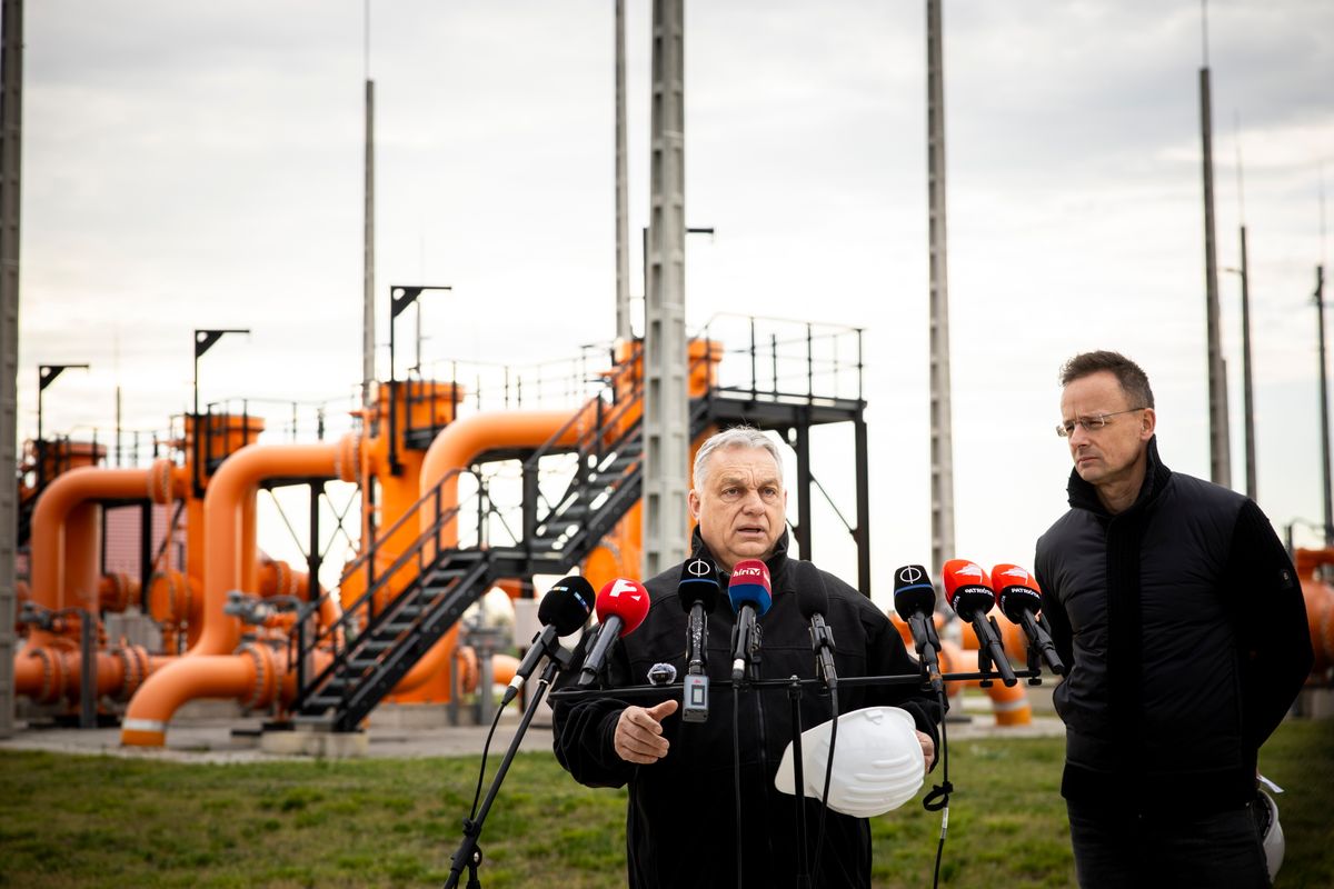 Orbán Viktor Kiskundorozsmán személyesen ellenőrizte a Török Áramlat magyarországi szakaszát