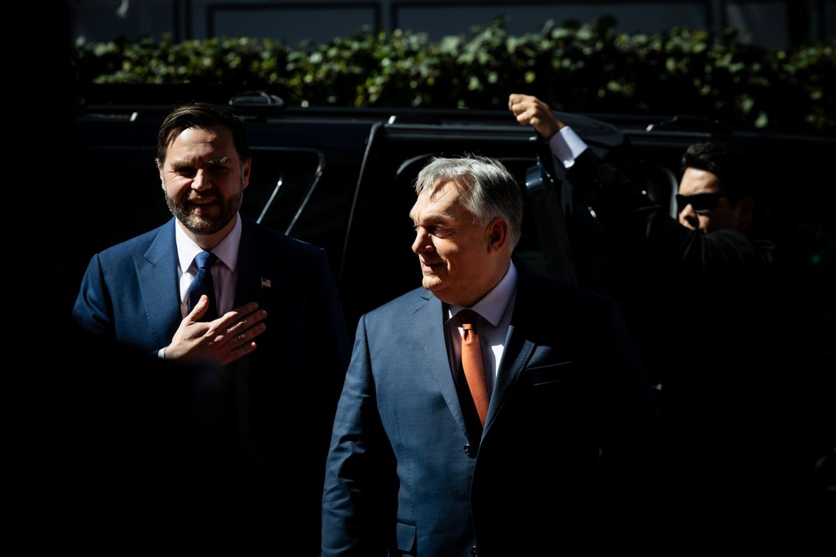 J. D. Vance és Orbán Viktor (Fotó: Miniszterelnöki Kommunikációs Főosztály)