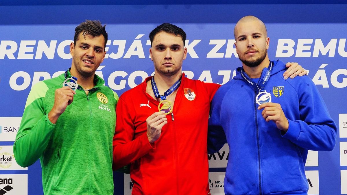 Kiderült, mit súgott Milák Kristóf a dobogó tetején a legyőzött riválisának