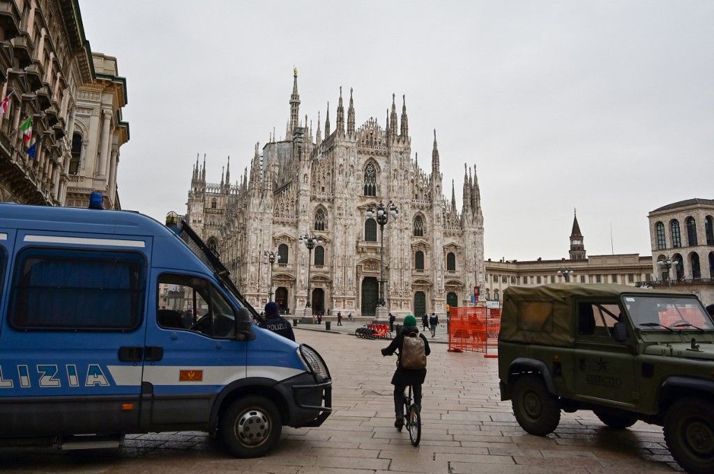 Szexuális erőszak történt Milánóban, néhány lépésre a Piazza del Duomótól. Az elkövető egy marokkói férfi (Fotó: AFP)