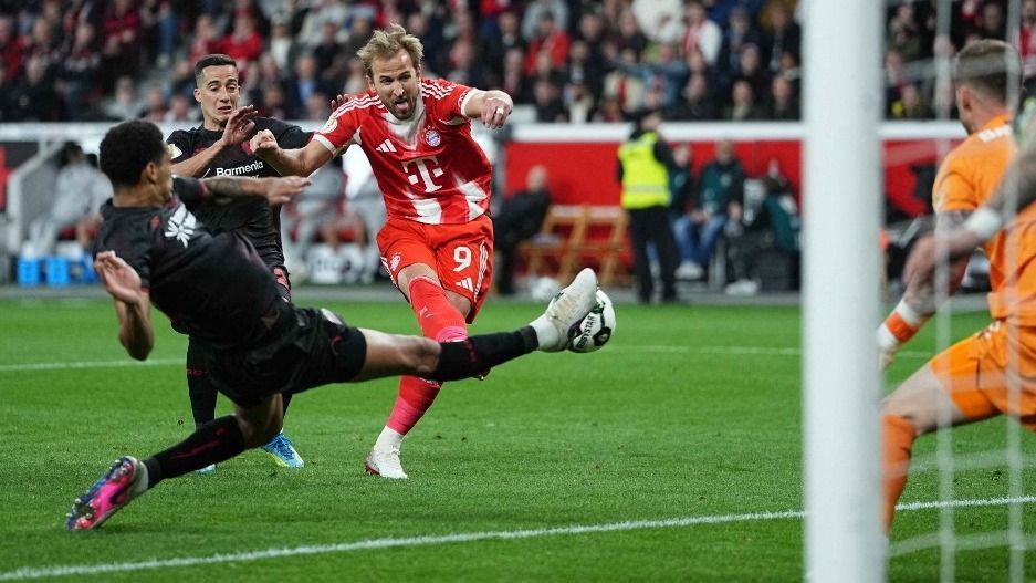 Harry Kane góljával szerzett vezetést a Bayern München a Bayer Leverkusen elleni Német Kupa-elődöntőben