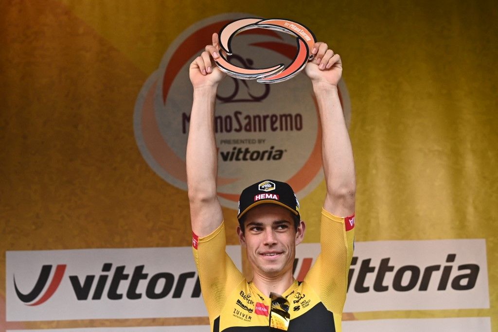 A Monumentumok közül vasárnapig a 2020-as Milánó–Sanremo volt Van Aert egyetlen sikere
