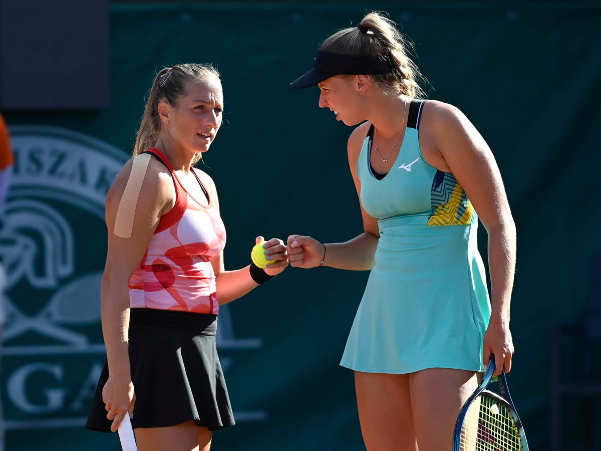 Nagy Adrienn (jobbra) győztes páros tagja volt