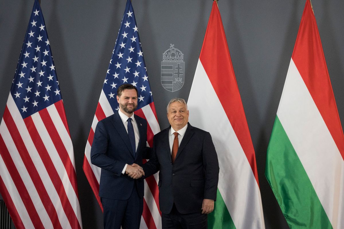 Orbán Viktor és J.D. Vance (Forrás: Miniszterelnöki Kommunikációs Főosztály)