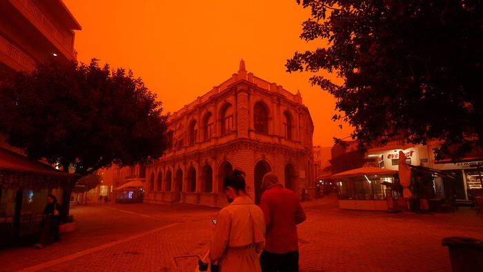 GREECE-WEATHER/DUST