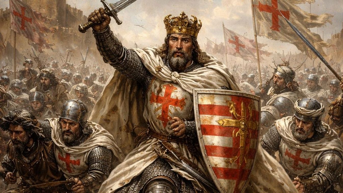 Keresztes hadjáratban küzd András