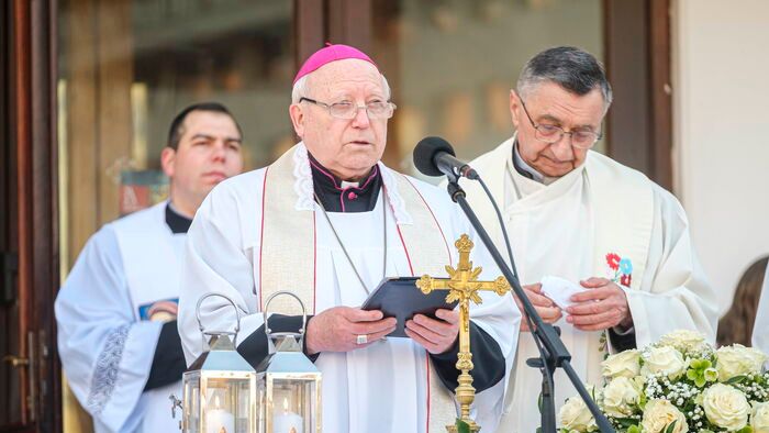 Húsvét - Húsvétvasárnapi ételszentelés Csíkszeredában