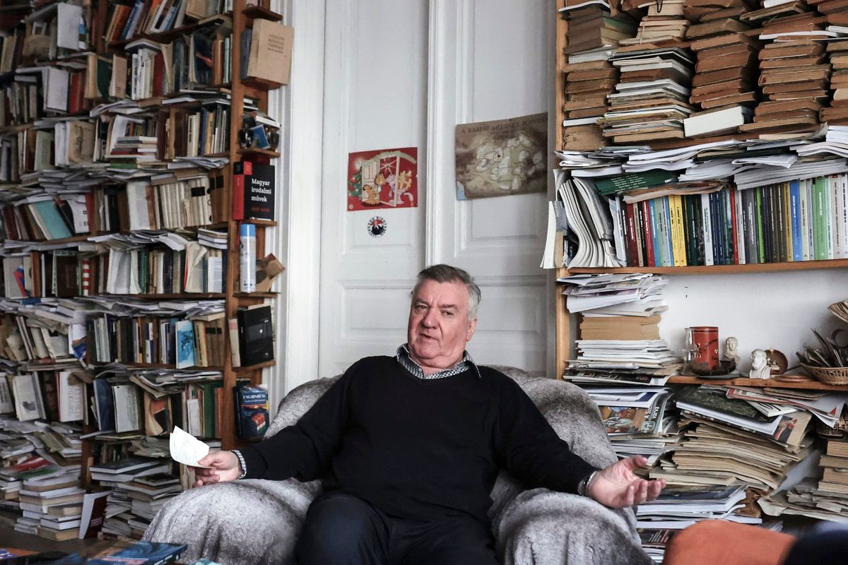 20260415 Budapest
Domonkos László író.
fotó: Havran Zoltán (HZ)
MW