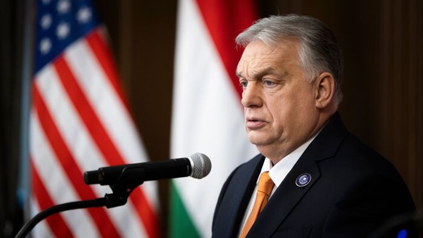 Viktor Orban in Washington (Photo: MTI/Prime Minister’s General Department of Communication/Zoltan Fischer)