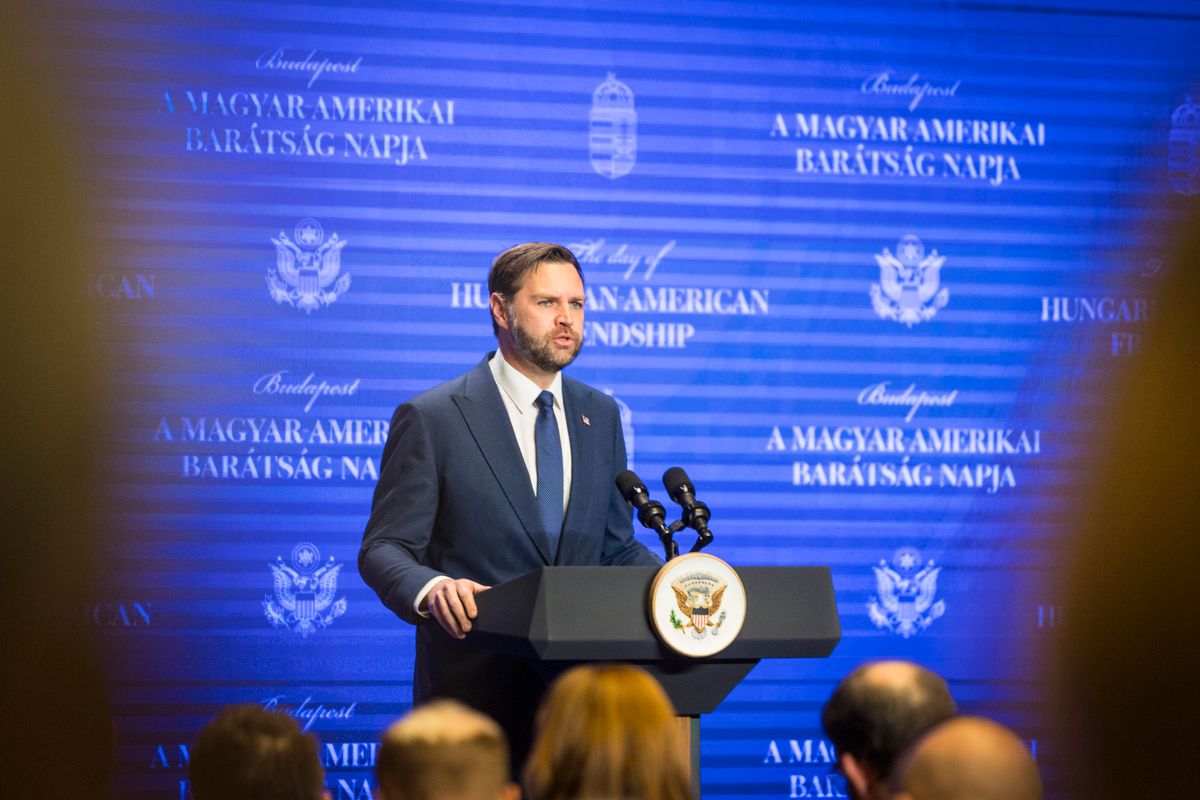 J. D. Vance amerikai alelnök Budapesten