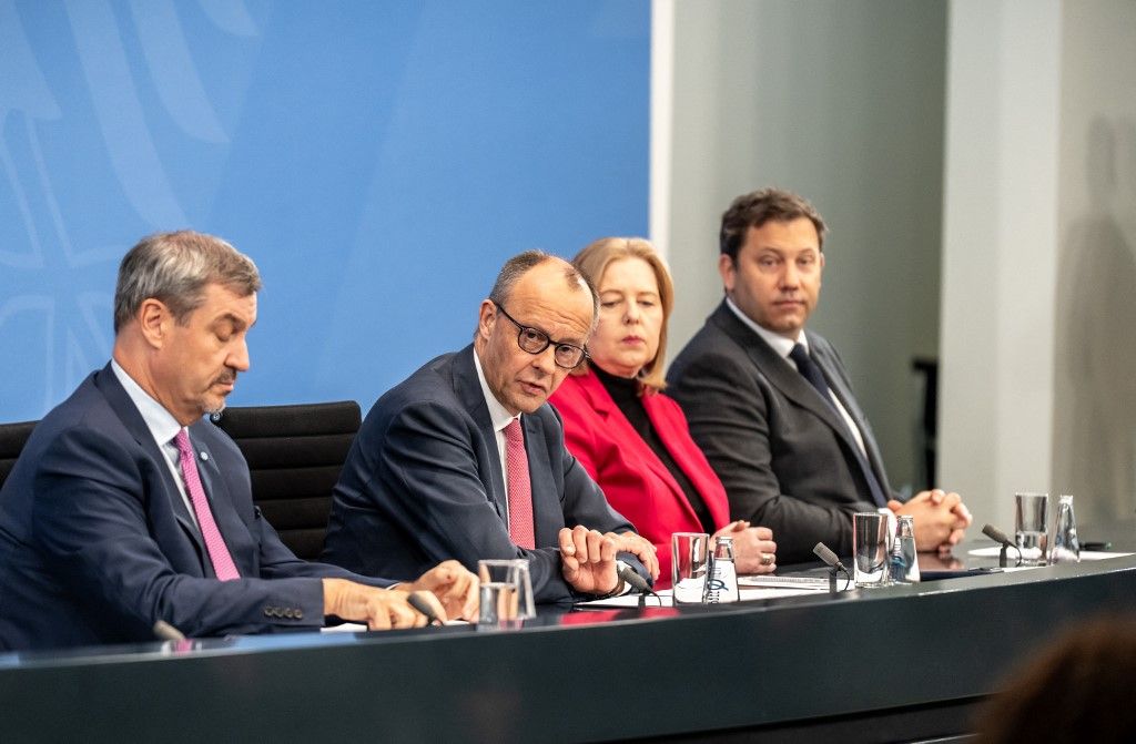 Berlin reménykedik: Magyar Pétertől várja a 90 milliárd eurós hitel feloldását Ukrajnának (Fotó: AFP)