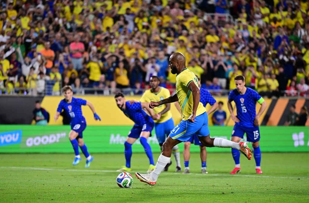 Igor Thiago 11-esből volt eredményes a Brazília-Horvátország világbajnoki felkészülési mérkőzésen. Ancelotti megkönnyebbülhet