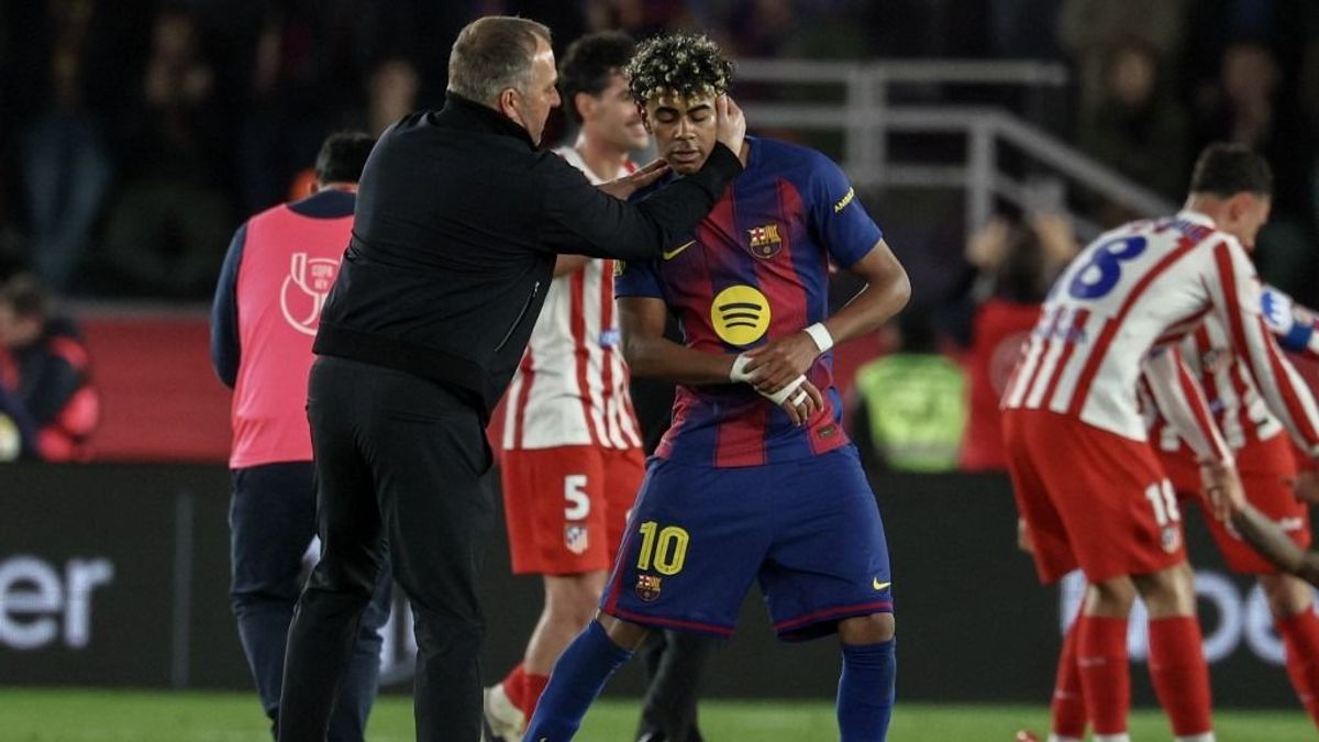 Yamal teljesen összetört, Flick megható szavakkal reagált rá: „Lamine szomorú…”