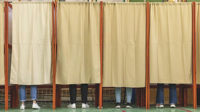 szavazás, választás sor