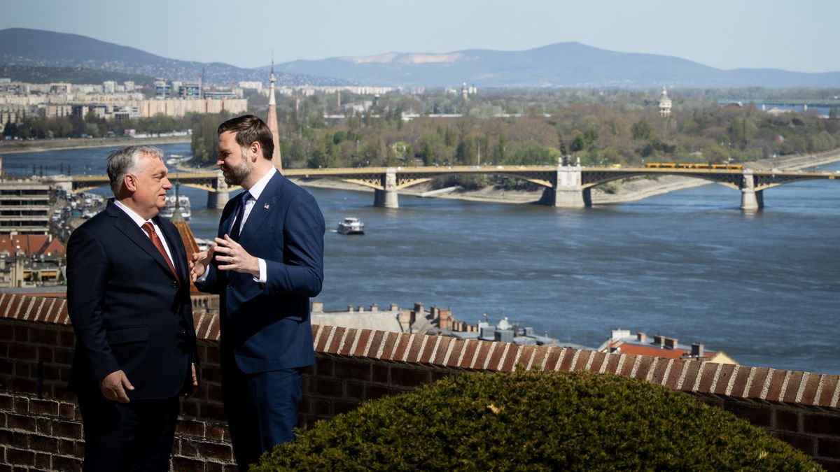 J. D. Vance és Orbán Viktor (Fotó: Miniszterelnöki Kommunikációs Főosztály)