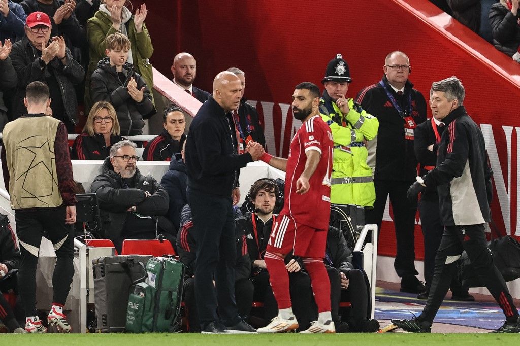 Arne Slot szerint nem ő tehet róla, hogy Mohamed Szalah távozik a Liverpooltól