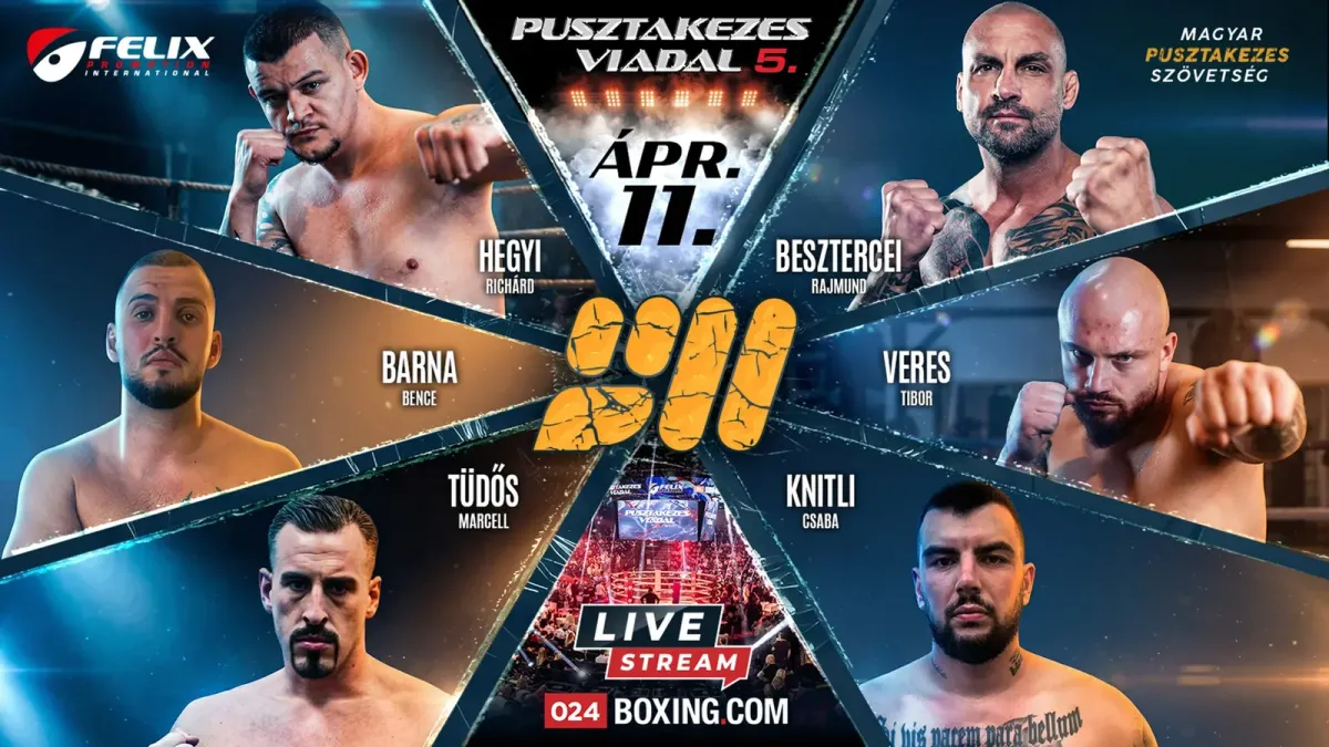 Az ország legkeményebb harcosai lépnek ringbe szombaton este Szentendrén