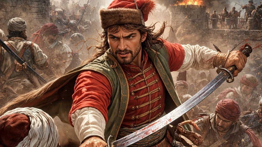 Bornemissza Gergely harc közben