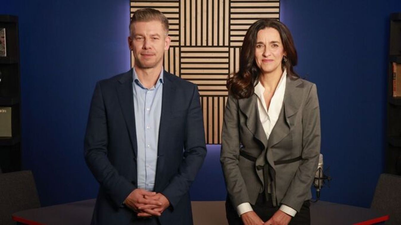 Peter Magyar, president of the Tisza Party, and Anita Orban (Source: Facebook/Anita Orban)