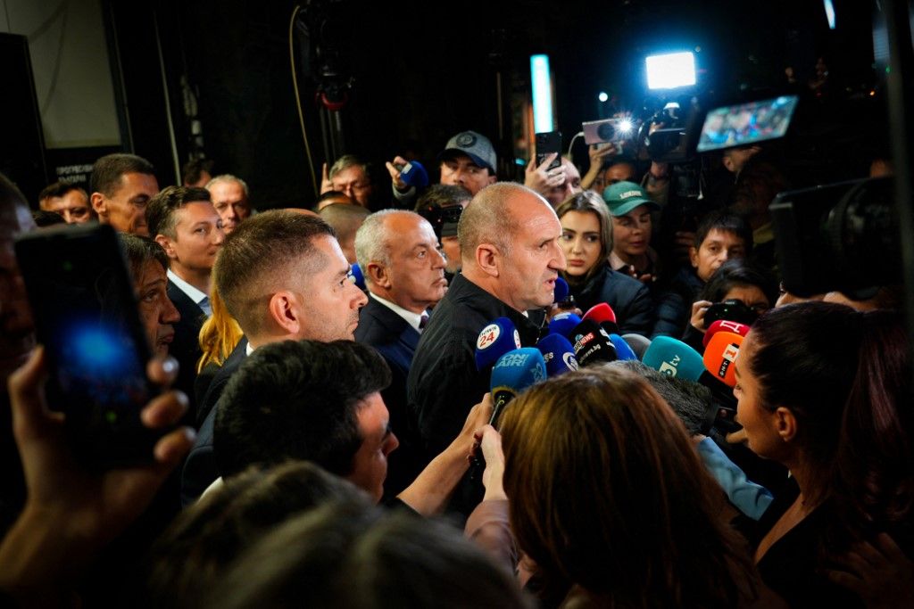 Bulgária választott: Radev pártja nyert (Fotó: AFP)