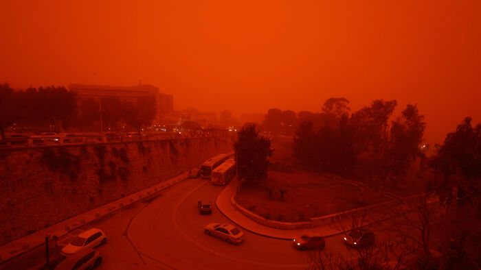 GREECE-WEATHER/DUST