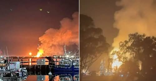 A tűz helyi idő szerint szerda este 11 órakor ütött ki