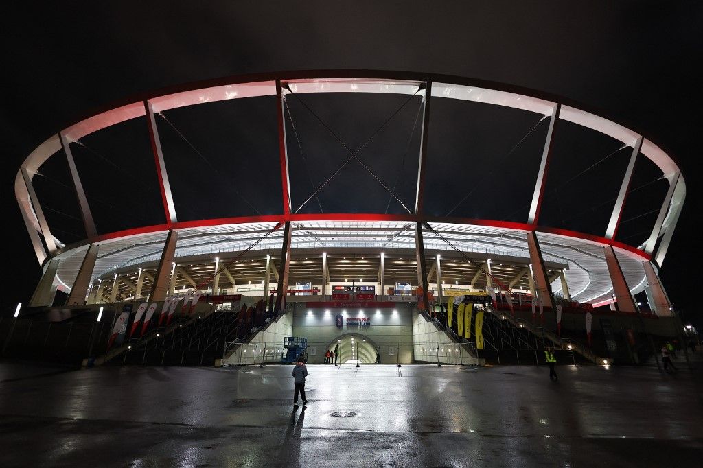 Kanye West koncertje a Chorzów városában található Slaski stadionban lett volna (Illusztráció, forrás: NurPhoto via AFP)