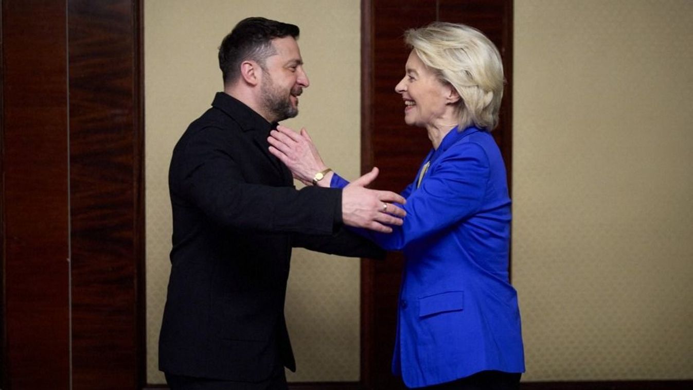 Volodimir Zelenszkij és Ursula von der Leyen