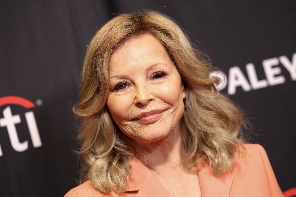 US actress and singer Cheryl Ladd attends Charlies Angels 50th Anniversary Celebration at PaleyFest LA 2026 at the Dolby Theater in Hollywood, California, on April 6, 2026. (Photo by VALERIE MACON / AFP)