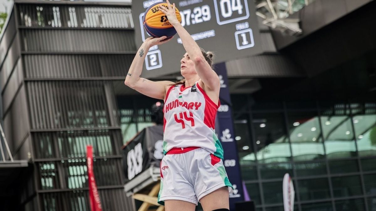 Böröndy Vivien a 3x3-as válogatott vezére Szingapúrban