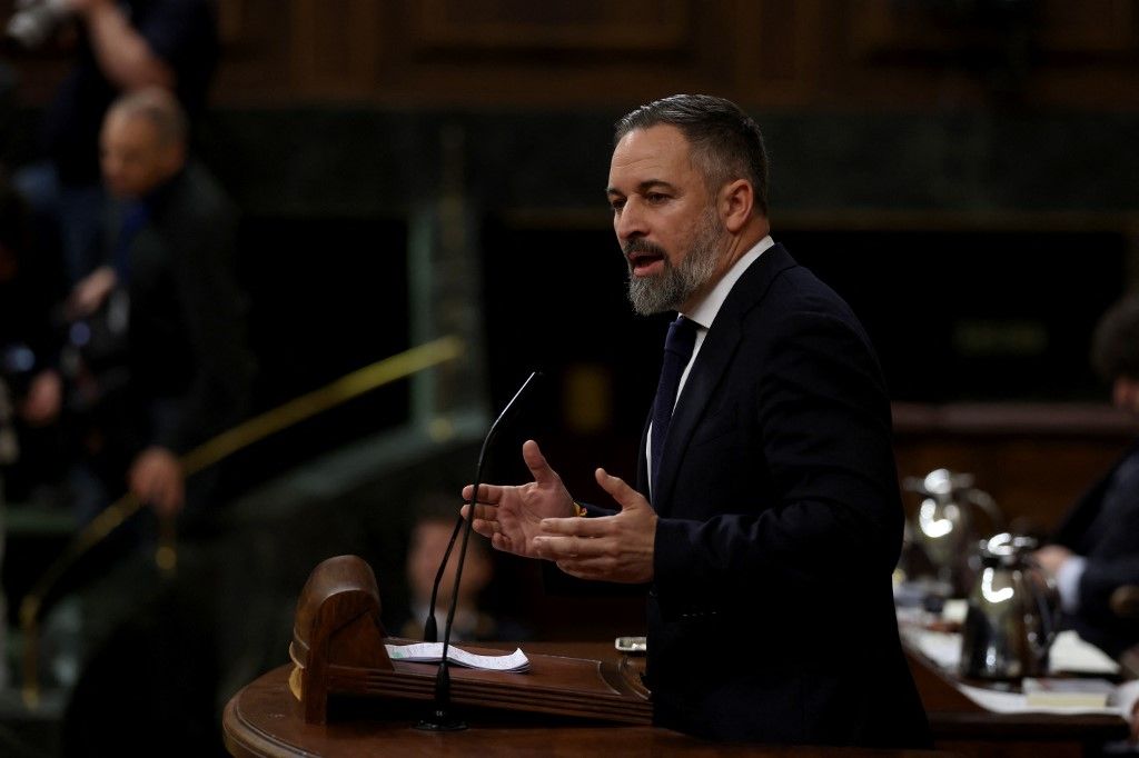 Bírálta Pedro Sanchez spanyol miniszterelnök intézkedését Santiago Abascal, a patrióta Vox párt elnöke 