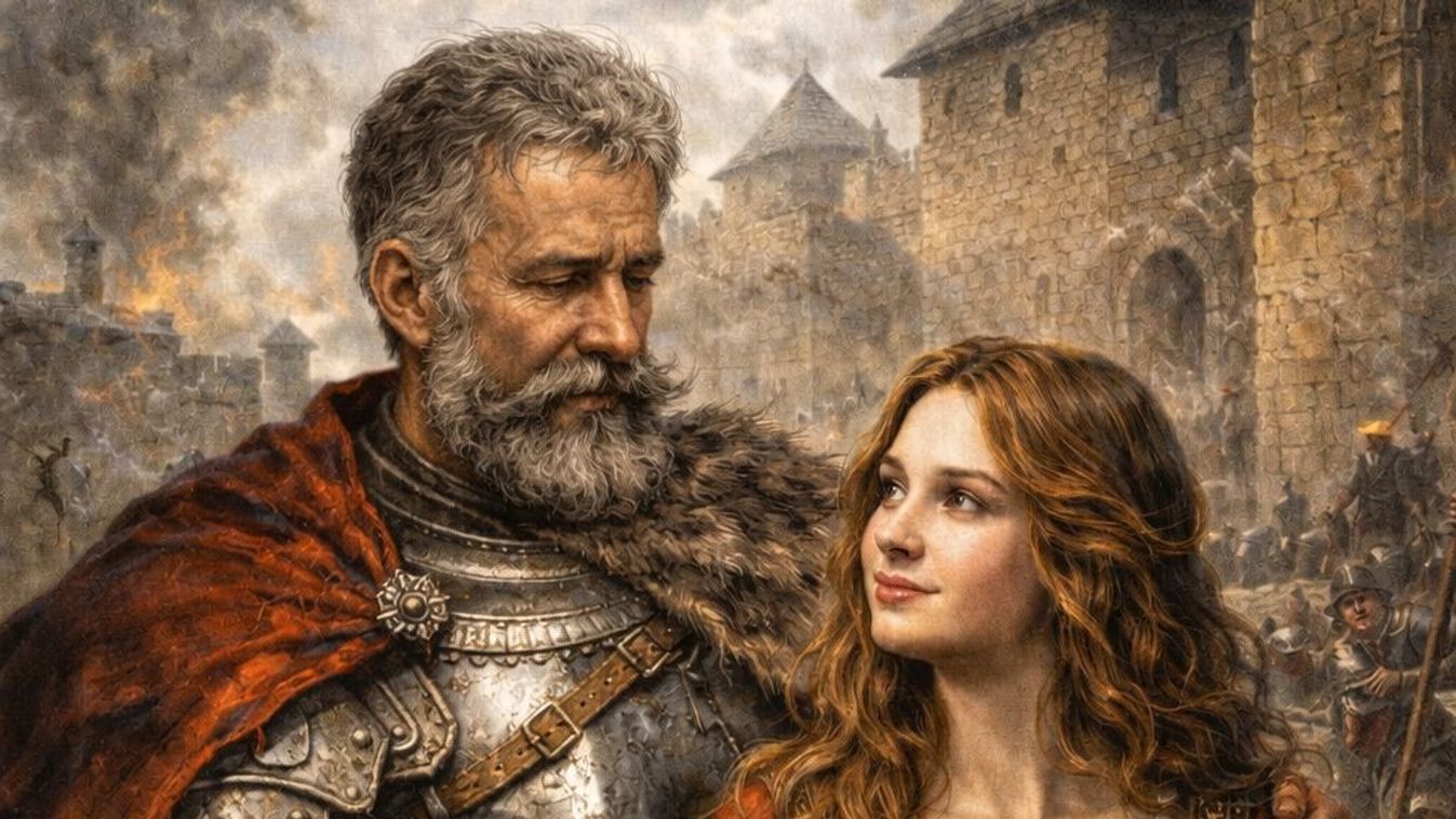 Dobó István leányával