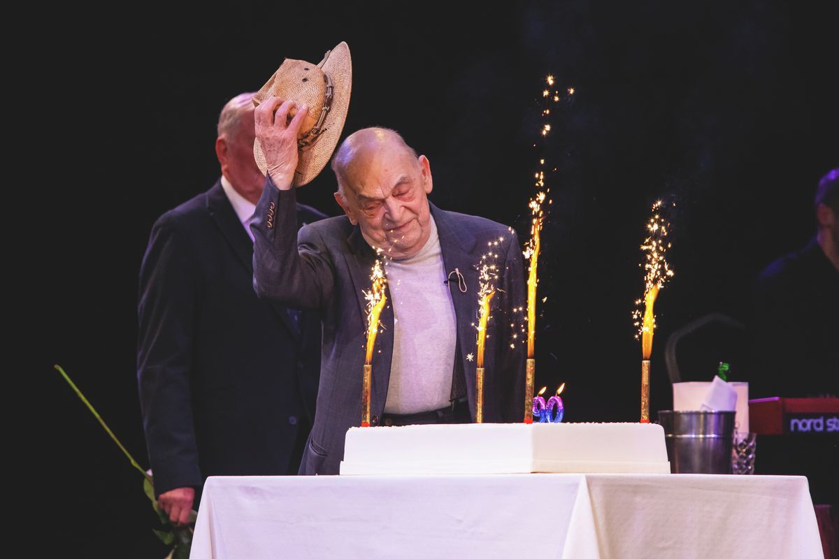 Bodrogi Gyula 90. születésnapja a József Attila Színházban. Fotó: Máté Krisztián
