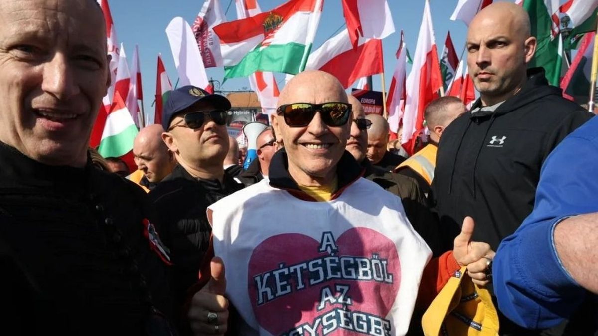 Pataky Attila számára nem volt kérdés, hogy részt vesz a Békemeneten (Fotó: Hatlaczki Balázs)