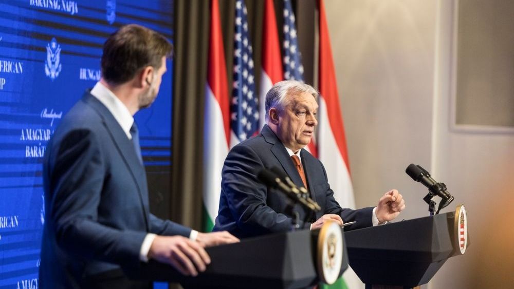 J. D. Vance és Orbán Viktor